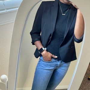 LC Lauren Conrad Black Blazer Size 6